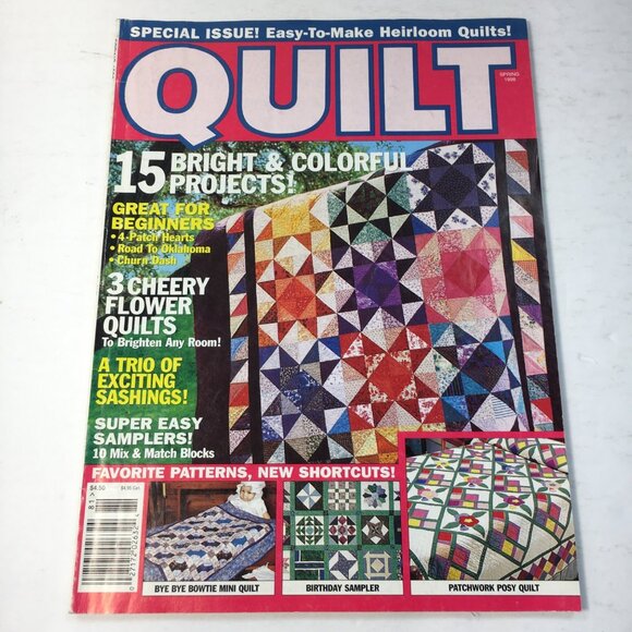 Quilt Magazine Special Issue 15 Colorful Projects Easy Quilts for Beginners - Picture 1 of 8